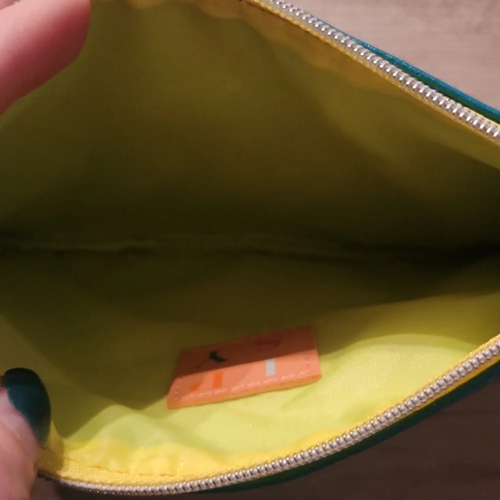 Ipsy Studded Teal Travel Makeup Bag
